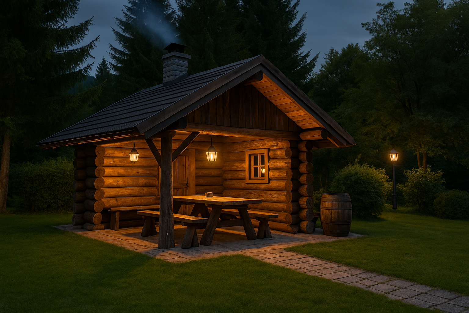 Grillhütte am Hof – gemütliche Abende