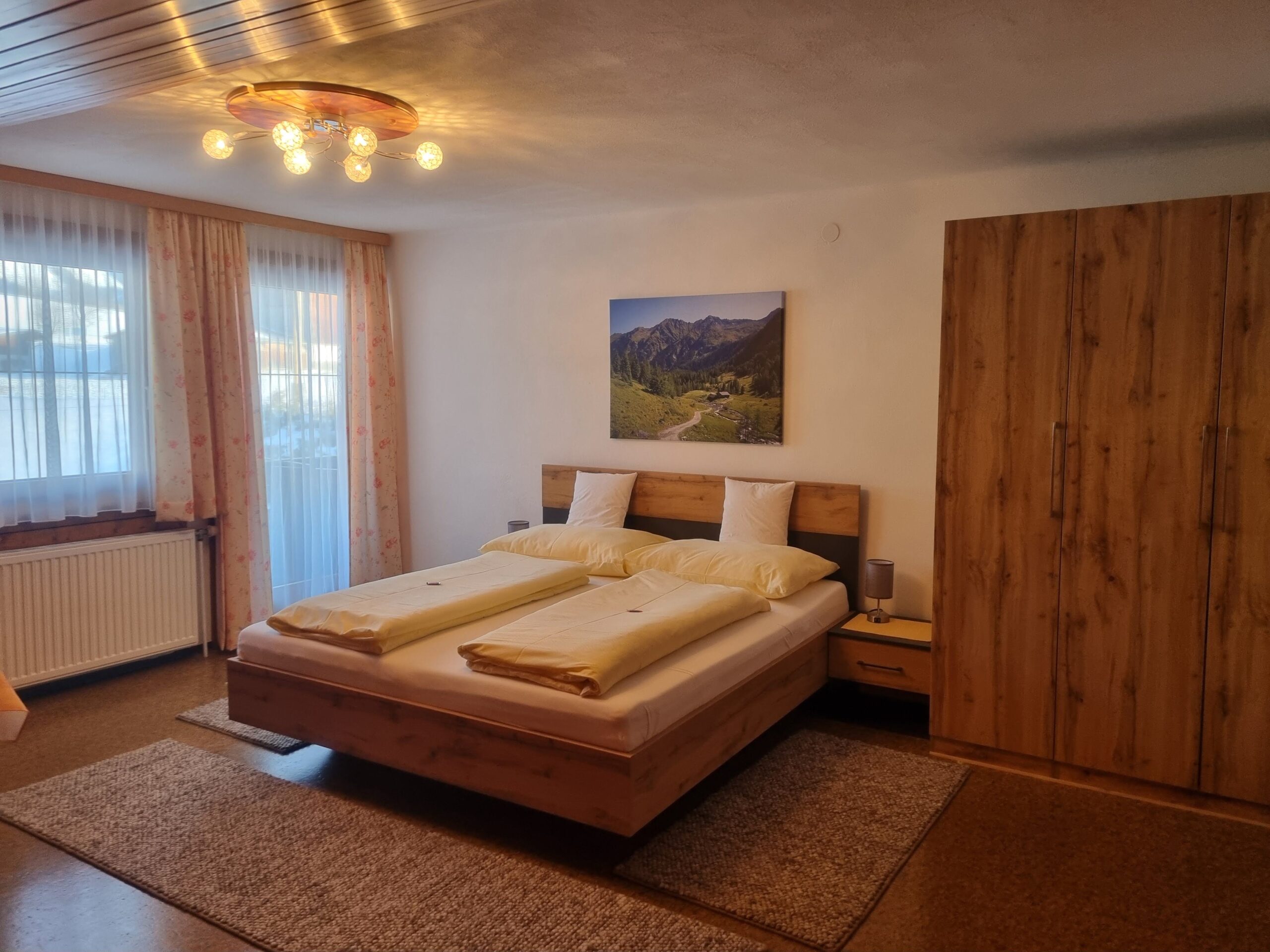 Zimmer 5 – Bettansicht